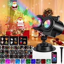 Proiettore a LED per Natale, Halloween, per Esterni, Con 24 Diapositive E Effett