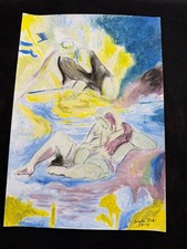 SALVADOR DALI disegno e quadro