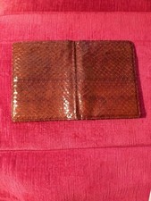 Portafoglio donna vintage in vero pitone