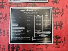 Adesivo Cofano Alfa Romeo