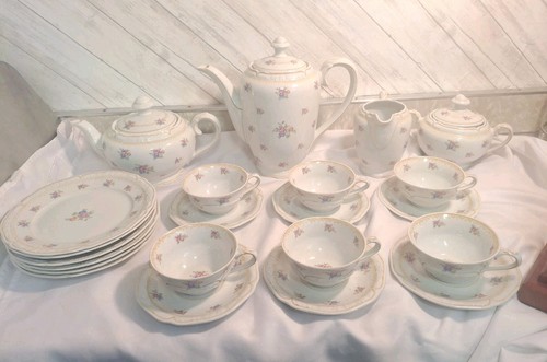 Set tè vintage porcellana - tè,