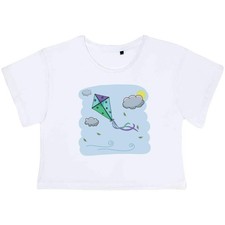 'Kite Flying' Crop Top da