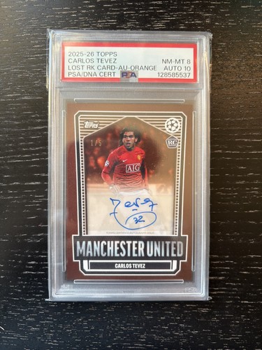 Topps lost rookie carlos tevez - lost,