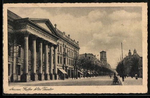 Dessau caffè vecchio - vecchio, teatro