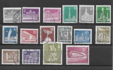 FRANCOBOLLI  GERMANIA - BERLINO 1956-63 MONUMENTI SERIE USATA