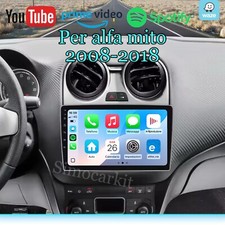 AUTORADIO CAR TABLET ANDROID AUTO CARPLAY WIRELESS PER ALFA ROMEO MITO 955