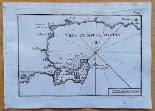 Gaeta italia mappa originale - gaeta,