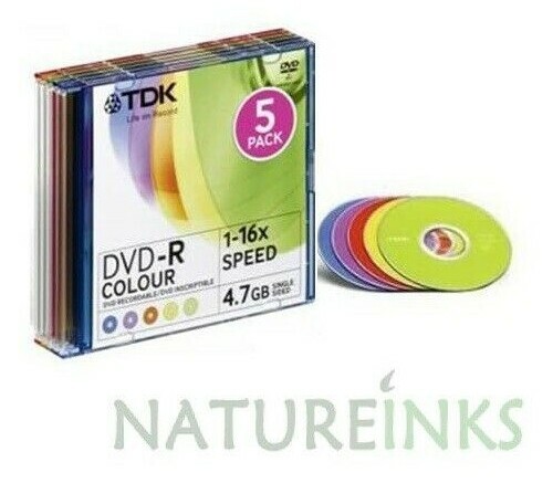 Dischi dvd vuoti colori - 5,