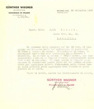 1929 MILANO Gunther WAGNER