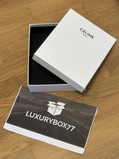 SCATOLA CONFEZIONE LUSSO CELINE BOX CELINE ORIGINALE 25,5x20,5x6,5 Accessori Ecc