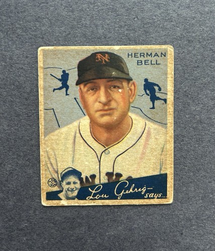1934 goudey lou gehrig - "lou, gehrig"