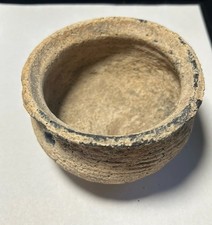 Antica tazza / ciotola di miscelazione in ceramica cananea età bronzo (2000-1200 aC)