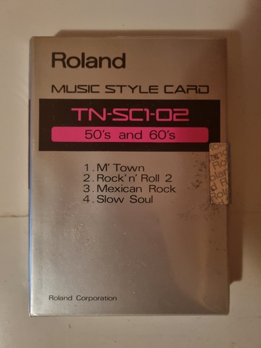 Roland music style card - music,