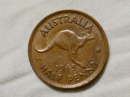 Australia mezzo penny - , 1945