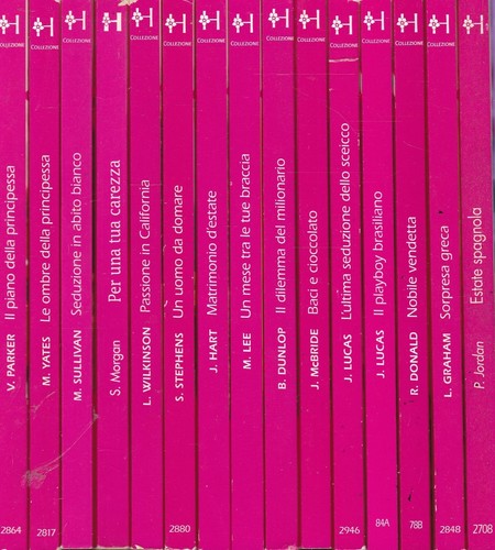 Lotto 15 libri harmony - n°,