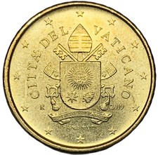 50 CENTESIMI CITTA' DEL