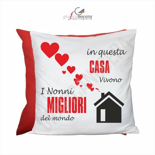 Festa dei nonni - festa, cuscino