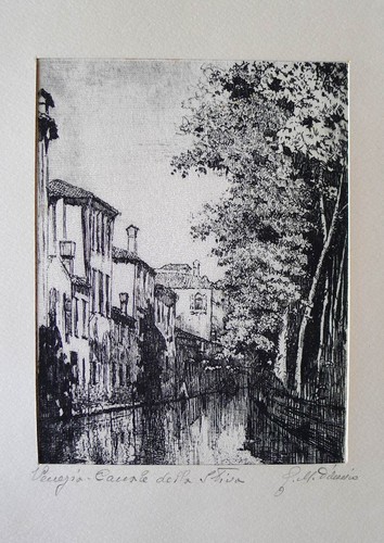 Quadro disegno venezia - venezia, del