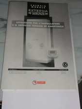 MANUALE INSTALLAZIONE ASSIST TECNICA CALDAIA RIELLO 24 E 28 KIS METANO E GPL