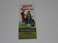 HARLEY DAVIDSON 125 MOTOCICLETTA MOTO BROCHURE DEPLIANT PROSPEKT (X20)