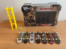 Tech Deck Birdhouse 7 Set Skateboards Board Tony Hawk fingerboard + Rack holder