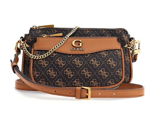 Guess nell double zip pouch - double,