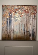 L'OCA NERA - Quadro 100X100 Con Cornice Con Stampa Serigrafica Su Tela