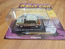 IXO DEAGOSTINI 1/43 LANCIA DELTA HF 4WD RALLY DELLA LANA 1987 AUTO + MAG