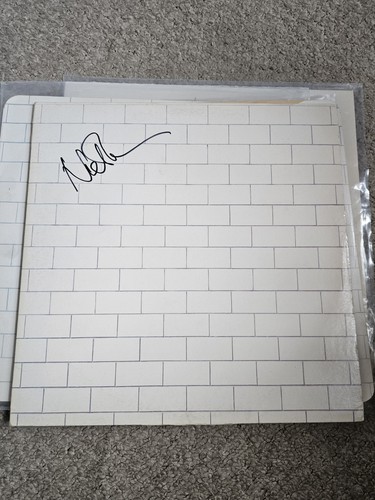 Pink floyd signed nick mason - pink,