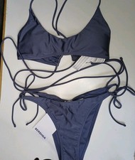 Bikini Bershka grande grigio