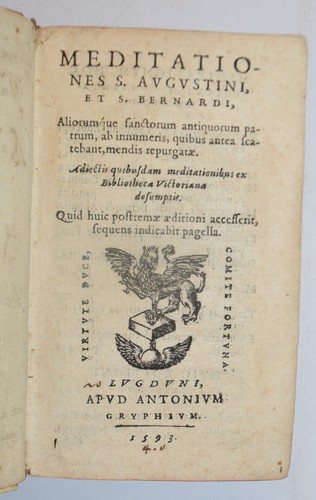 Agostino ediz 1593 - agostino,
