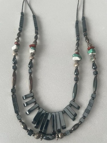 Collana doppio filo - in, argento