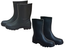 Stivali gomma Uomo corti bassi da lavoro in PVC Scarpe antiscivolo Made in italy