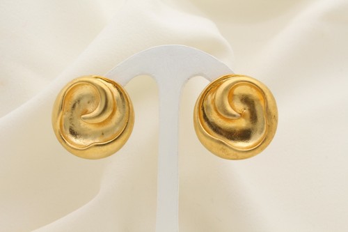 Orecchini clip dorati - clip,