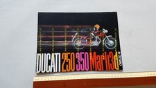 Ducati 350 - 250 Mark 3 Desmo 1968 depliant italiano multilingua originale