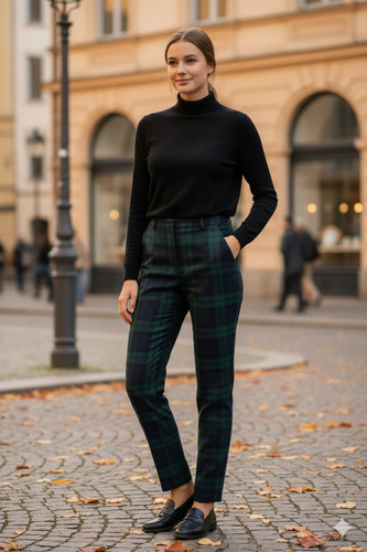 Pantaloni donna slim fit