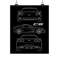 Poster Chevy Corvette C6
