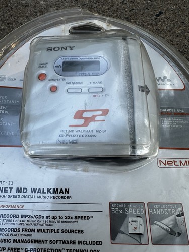 Sony netmd walkman - netmd,