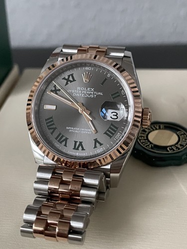 Rolex datejust everose oro - 36,