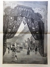 Stampa del 1884 Torino