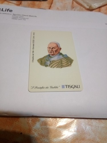 Scheda telefonica rara - scheda, tiscali