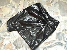 Mini Gonna Ecopelle Lucida Asimmetrica