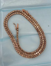 Collana tennis placcata oro