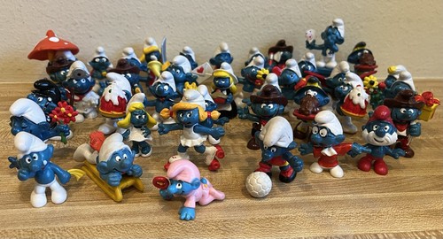 Lotto figurine puffi rare - lotto,