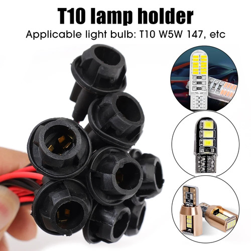 Portalampada t10 w5w gomma - portalampada, in