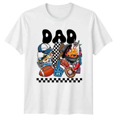 Shirt papà hobby griglia - papà, hobby,