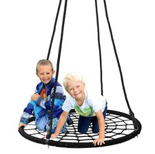 Rete Altalena Albero Ragnatela 48'' per Bambini Altezza Regolabile Peso Max 600Lbs