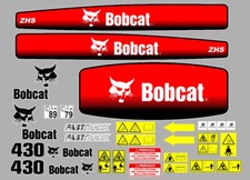 Bobcat 430 decalcomanie adesivi kit Completo