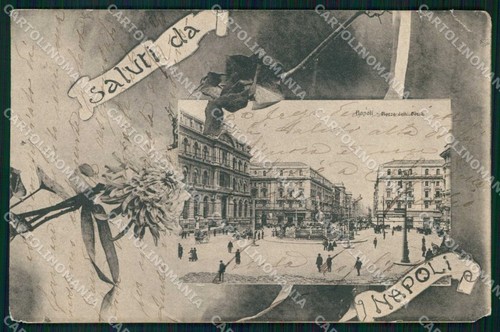 Napoli città saluti piazza - napoli,
