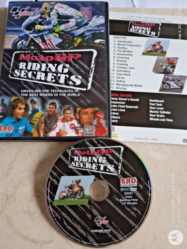 Motogp riding secrets dvd - riding,